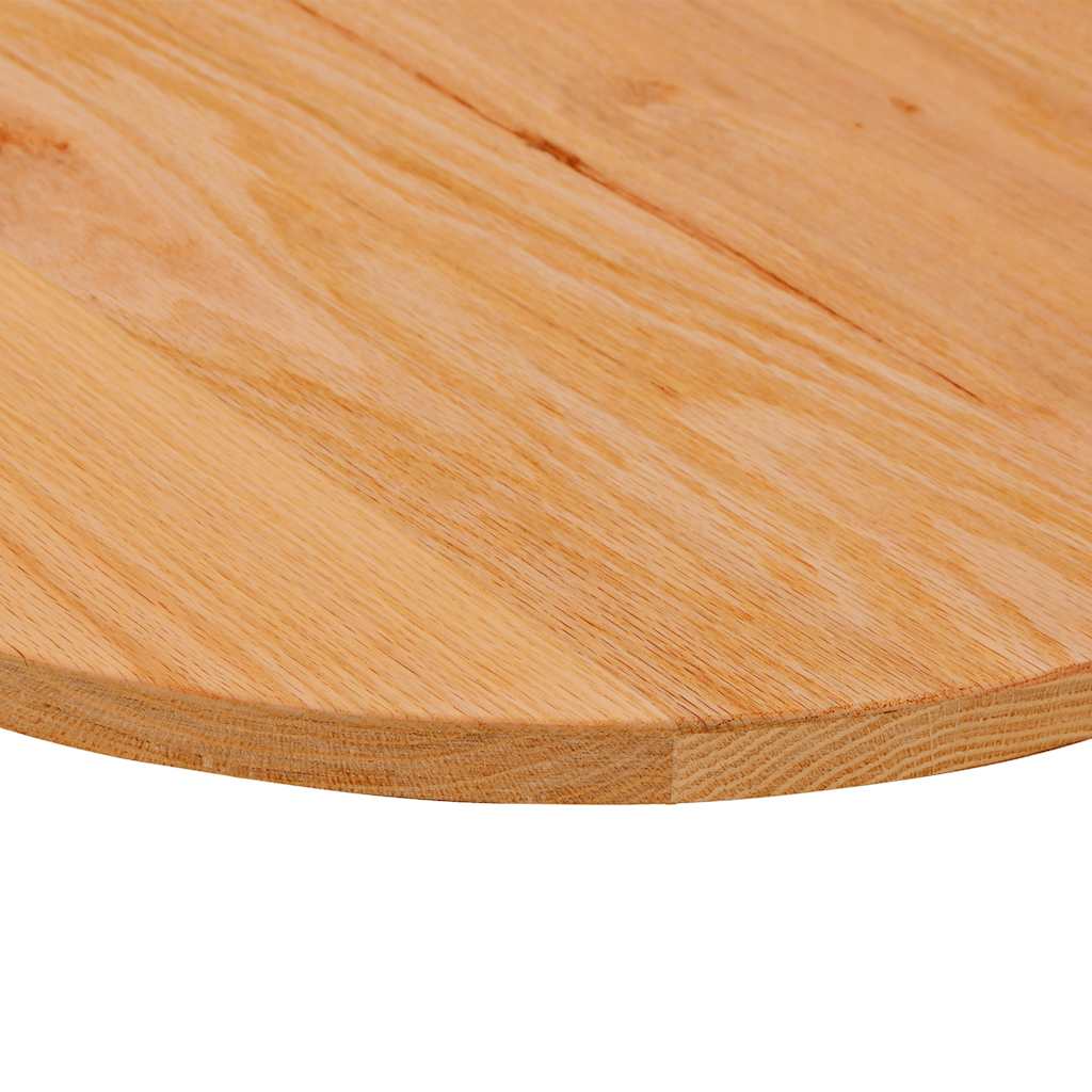 Dessus de table 100x50x2 cm bois de chêne massif ovale - XIOS