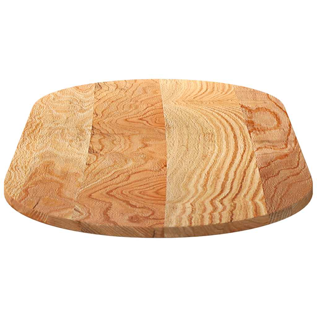 Dessus de table 120x60x2 cm bois de chêne massif ovale - XIOS