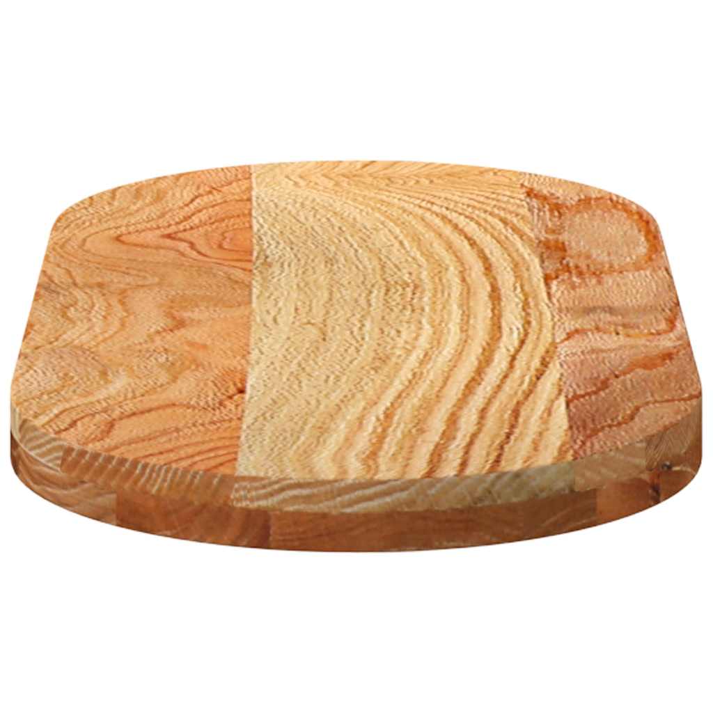 Dessus de table 80x40x4 cm bois de chêne massif ovale - XIOS