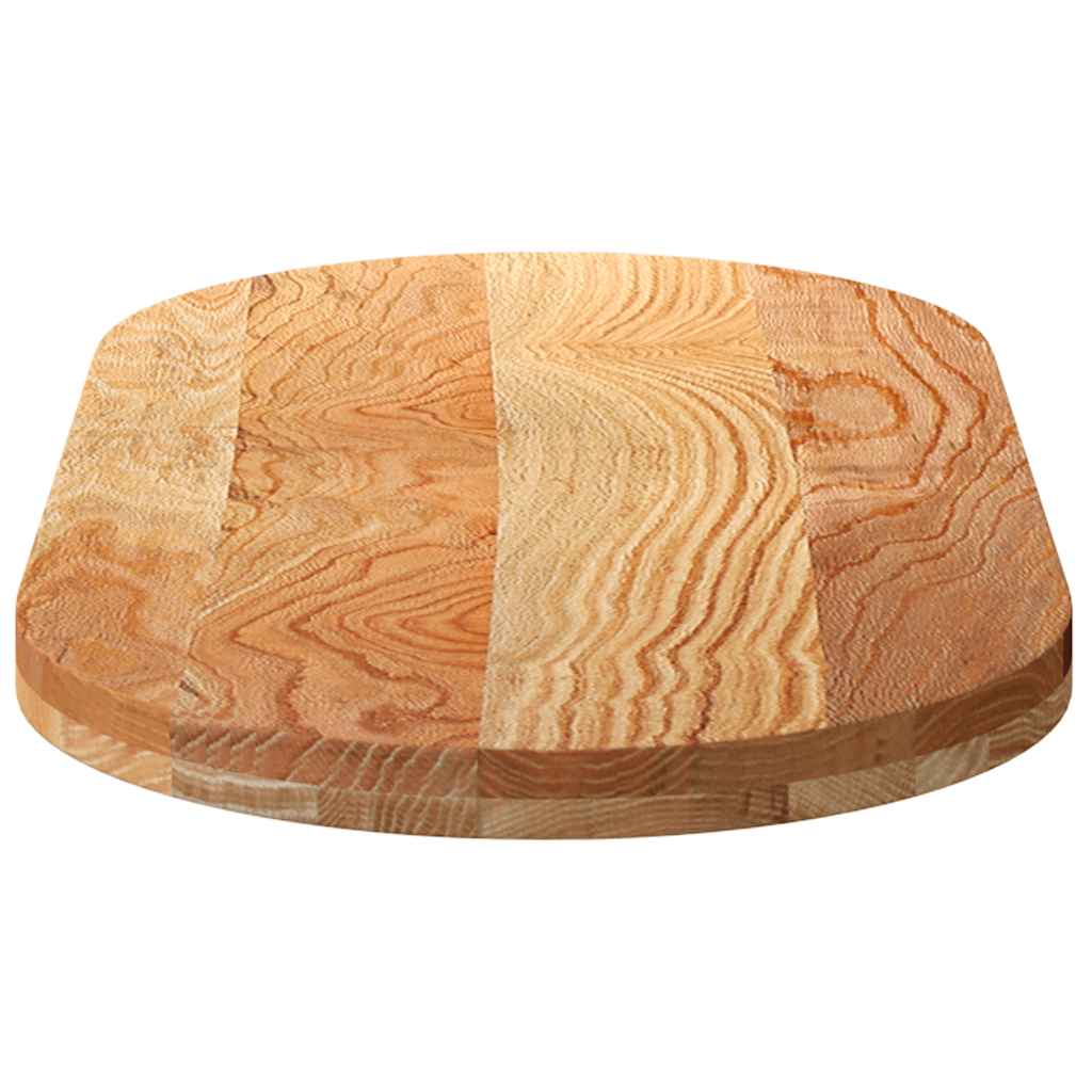 Dessus de table 100x50x4 cm bois de chêne massif ovale - XIOS