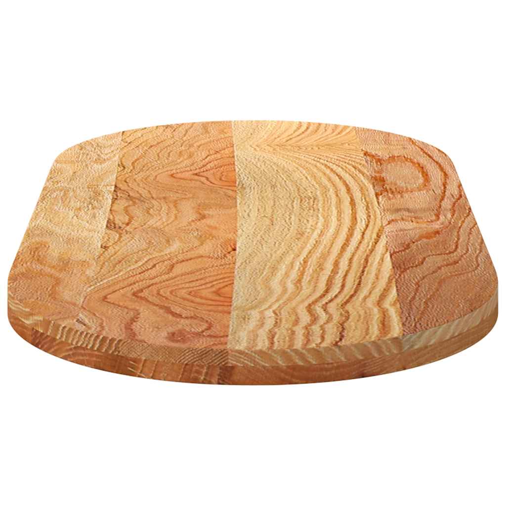 Dessus de table 120x60x4 cm bois de chêne massif ovale - XIOS
