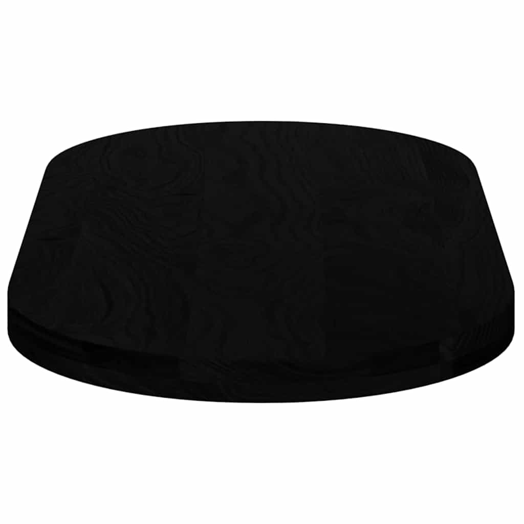 Dessus de table marron foncé 100x50x4cm bois chêne massif ovale - XIOS