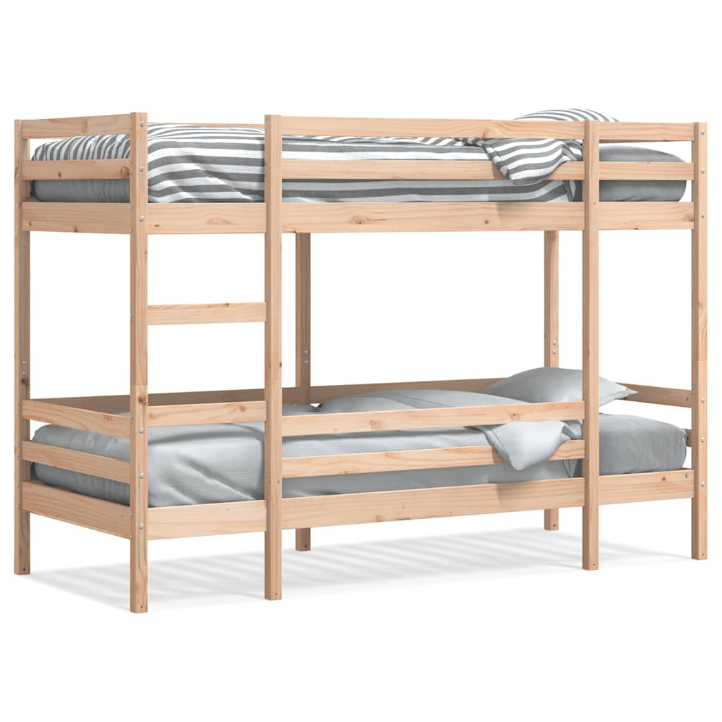 Lit superposé sans matelas 90x190 cm bois de pin massif - XIOS