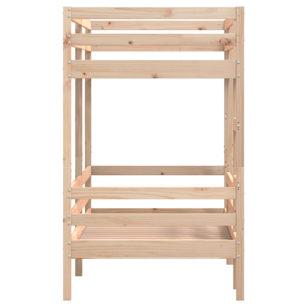 Lit superposé sans matelas 90x190 cm bois de pin massif - XIOS