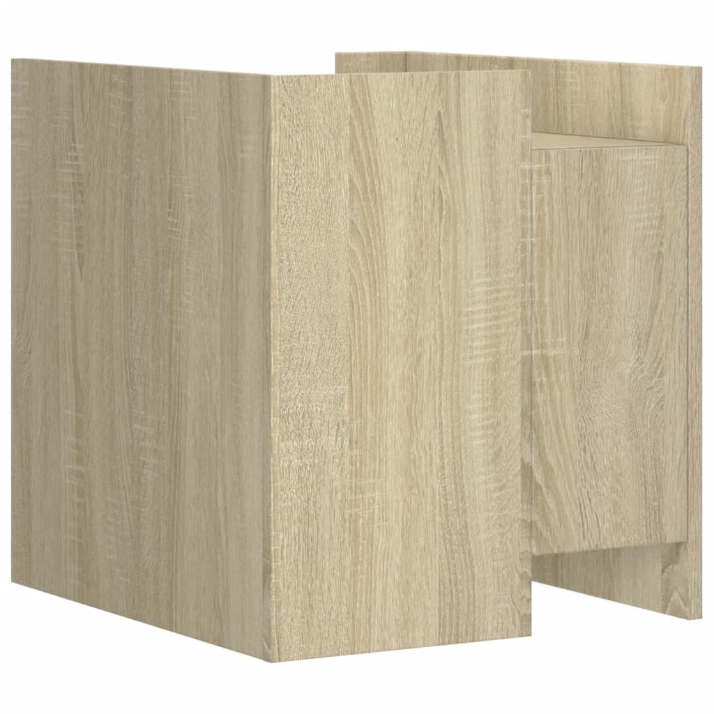 Table de chevet chêne sonoma 45x50x50 cm bois d’ingénierie - XIOS