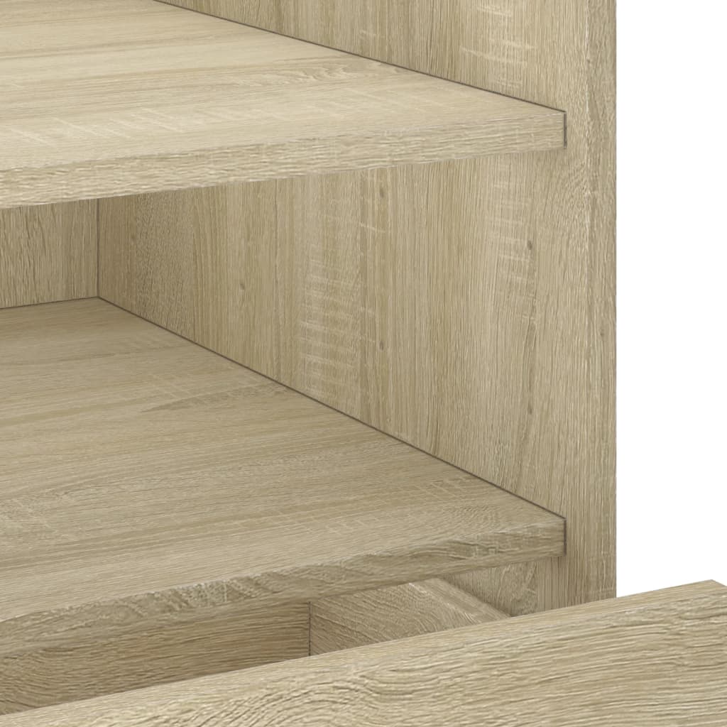 Table de chevet chêne sonoma 45x50x50 cm bois d’ingénierie - XIOS