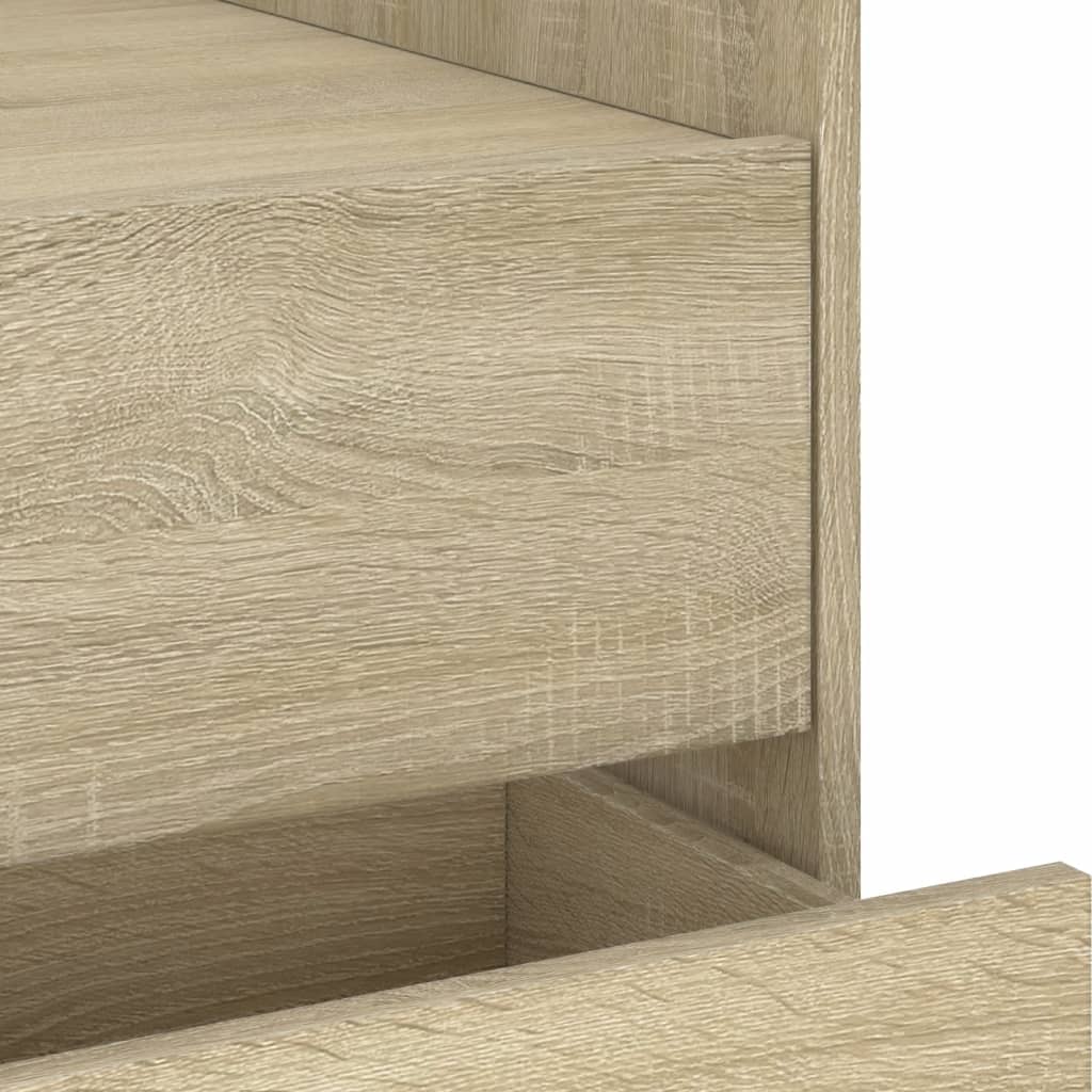 Table de chevet chêne sonoma 45x50x50 cm bois d’ingénierie - XIOS