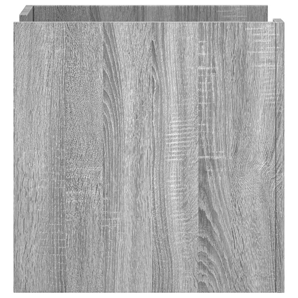 Table de chevet sonoma gris 45x50x50 cm bois d'ingénierie - XIOS