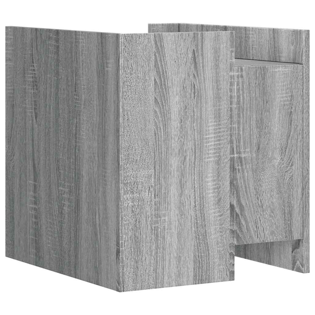 Table de chevet sonoma gris 45x50x50 cm bois d'ingénierie - XIOS