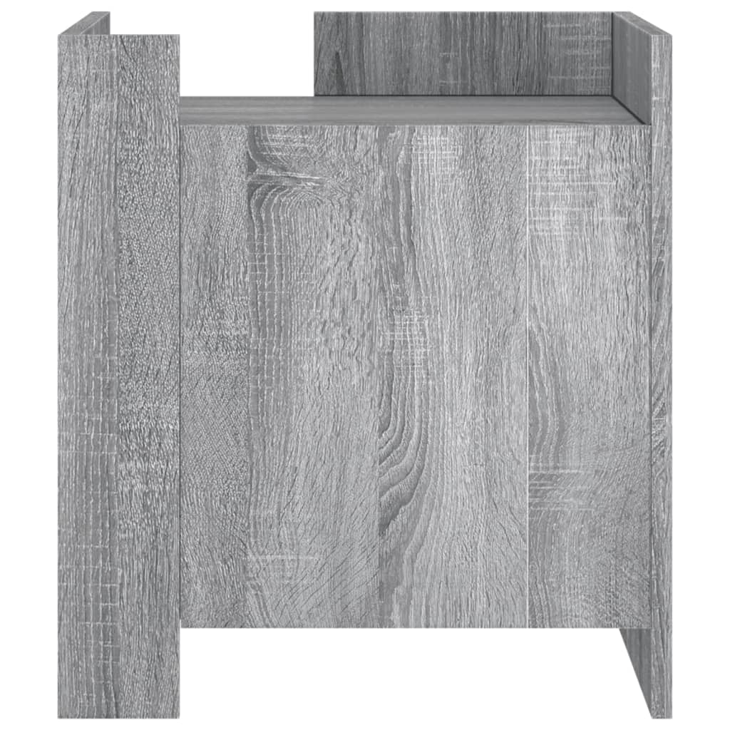 Table de chevet sonoma gris 45x50x50 cm bois d'ingénierie - XIOS