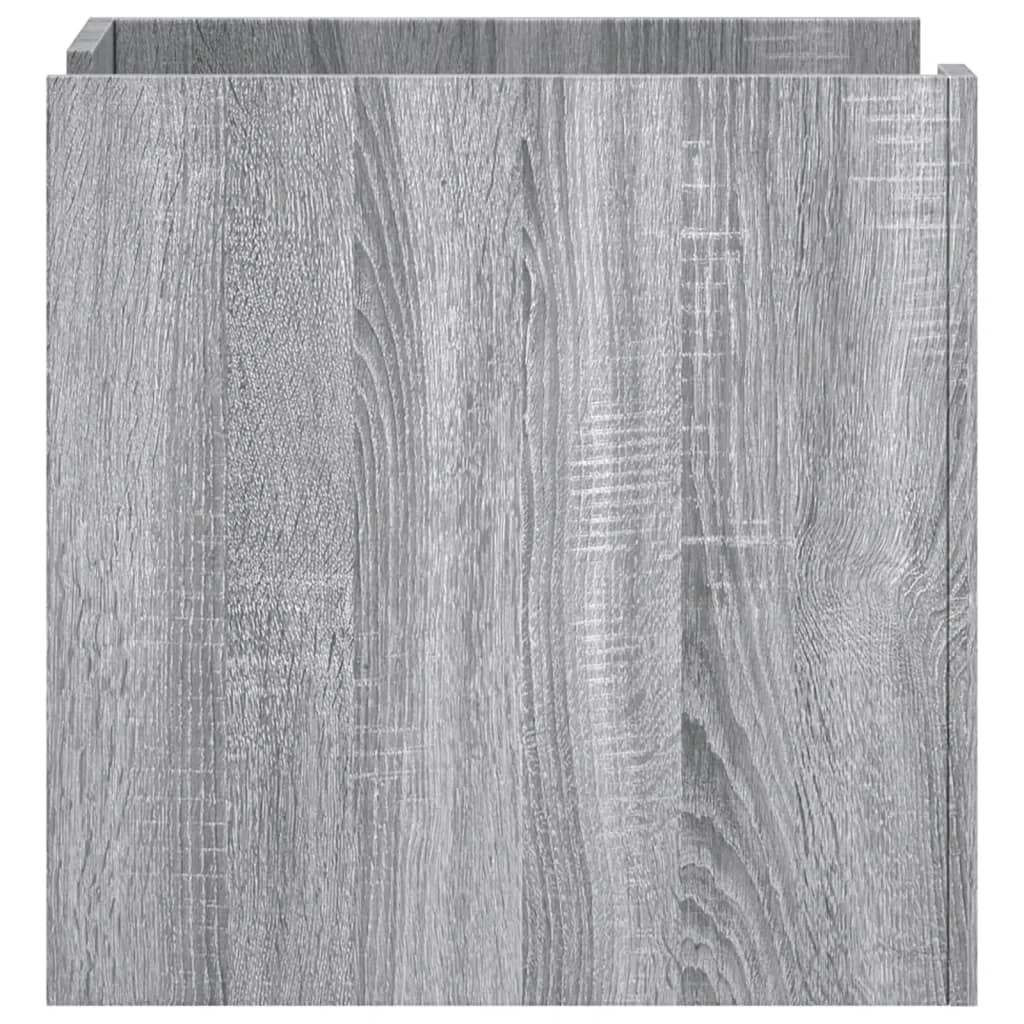 Table de chevet sonoma gris 45x50x50 cm bois d'ingénierie - XIOS