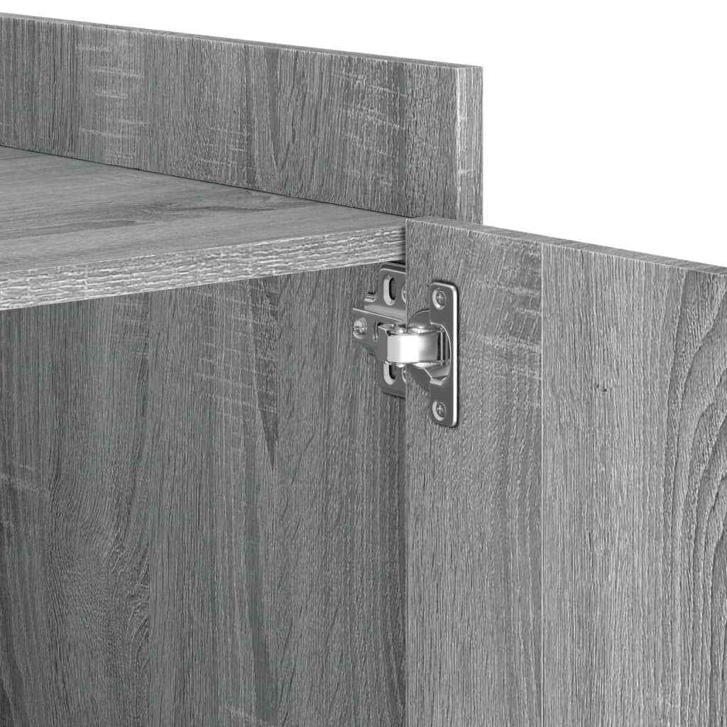 Table de chevet sonoma gris 45x50x50 cm bois d'ingénierie - XIOS