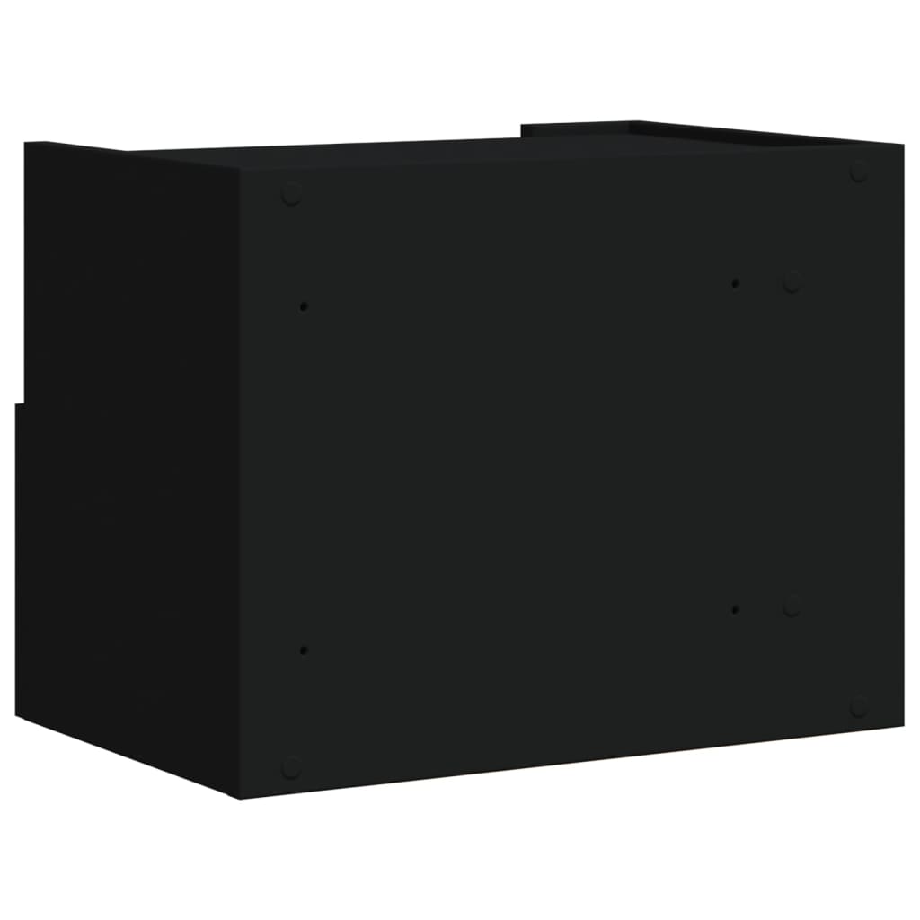 Tables de chevet murales 2 pcs noir 45x30x35 cm - XIOS