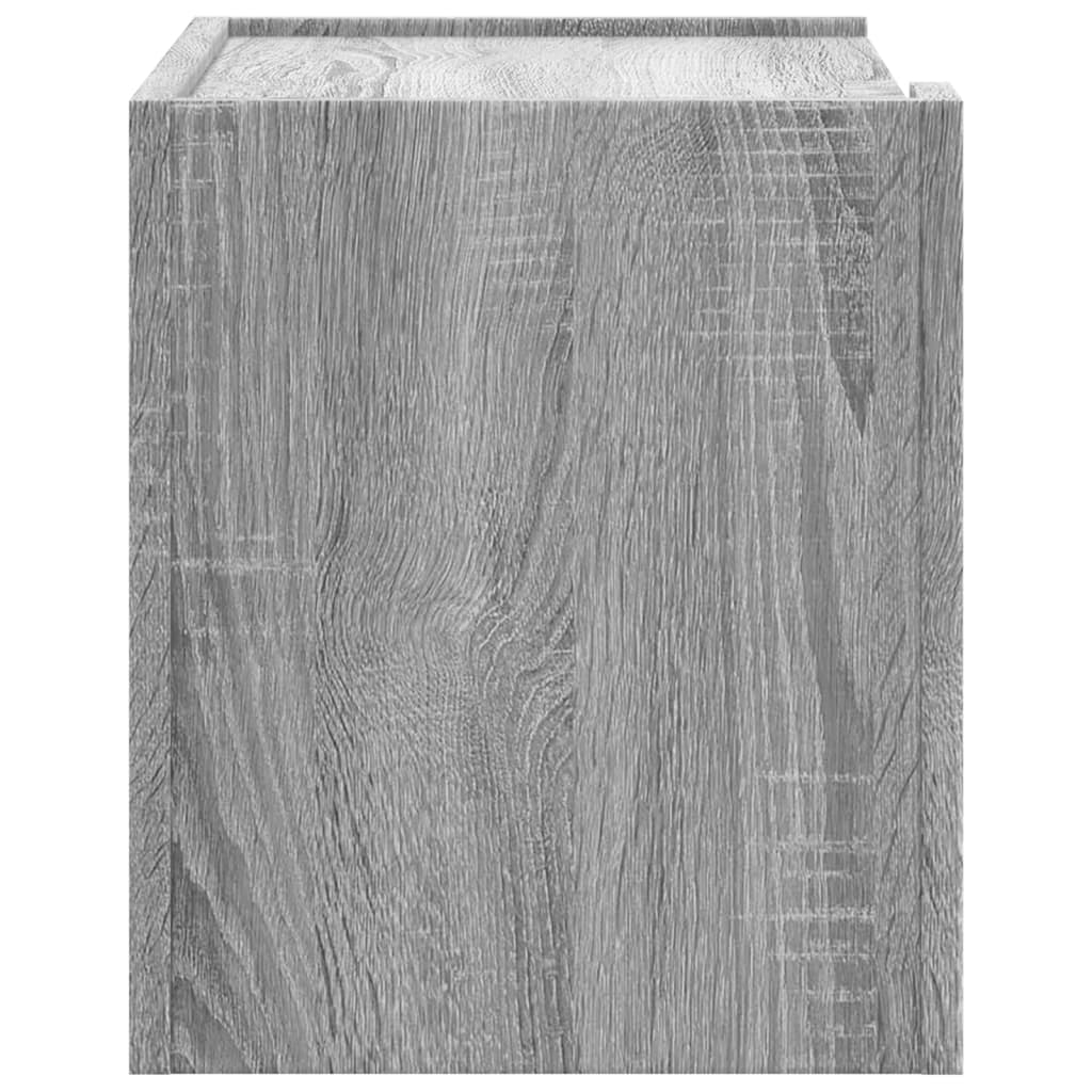 Tables de chevet murales 2 pcs sonoma gris 45x30x35 cm - XIOS