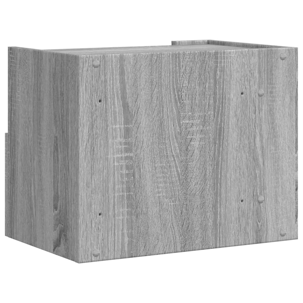 Tables de chevet murales 2 pcs sonoma gris 45x30x35 cm - XIOS