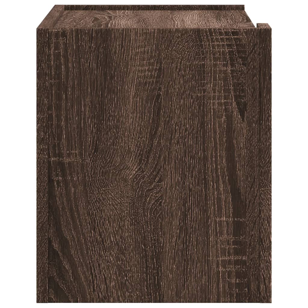 Tables de chevet murales 2 pcs chêne marron 45x30x35 cm - XIOS