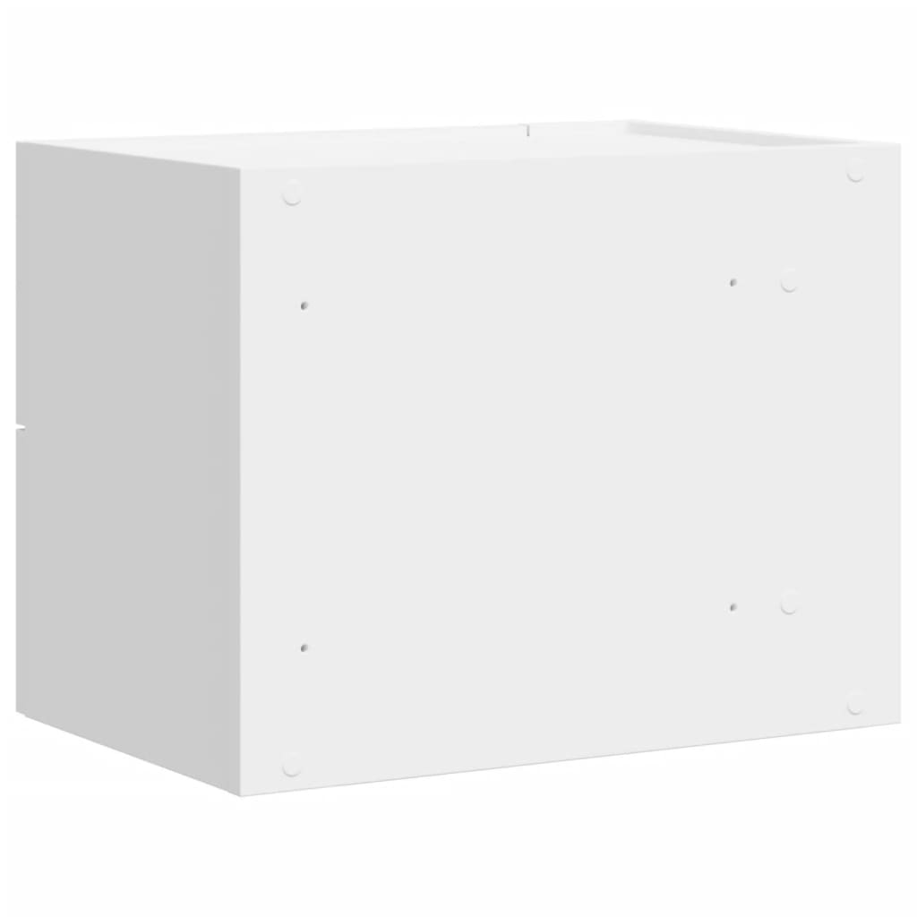 Table de chevet murale blanc 45x30x35 cm - XIOS