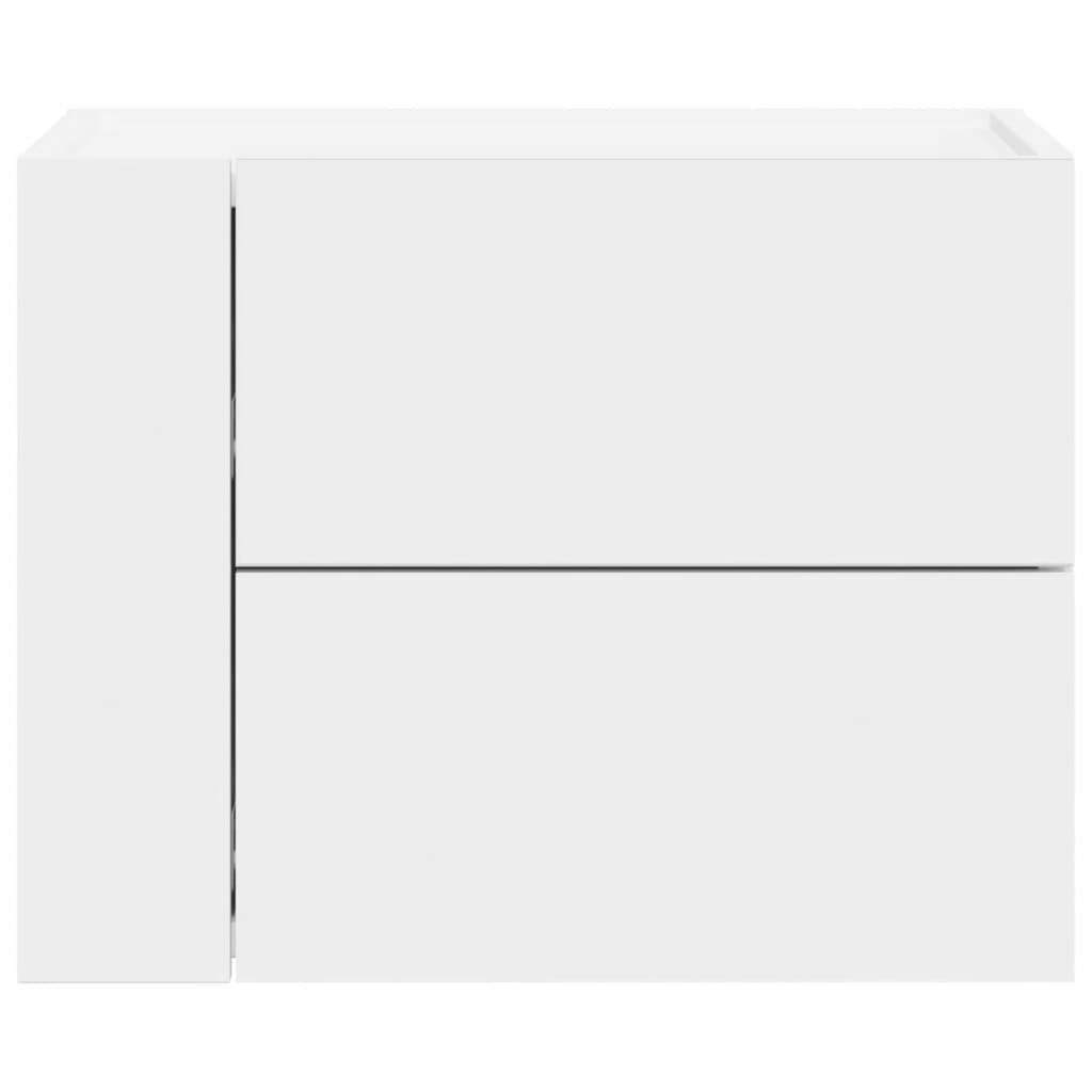 Tables de chevet murales 2 pcs blanc 45x30x35 cm - XIOS
