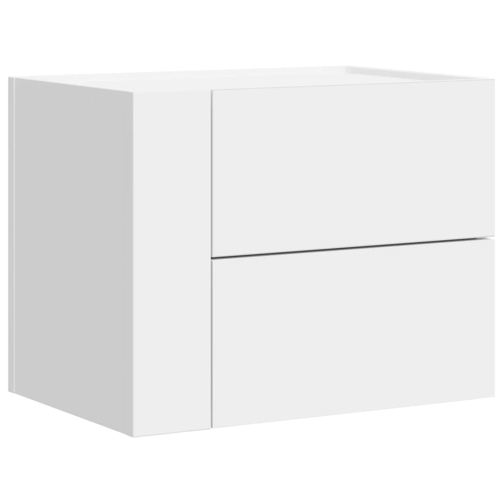 Tables de chevet murales 2 pcs blanc 45x30x35 cm - XIOS