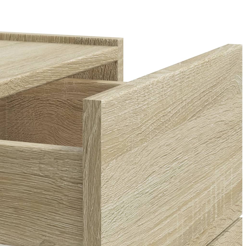 Tables de chevet murales 2 pcs chêne sonoma 45x30x35 cm - XIOS