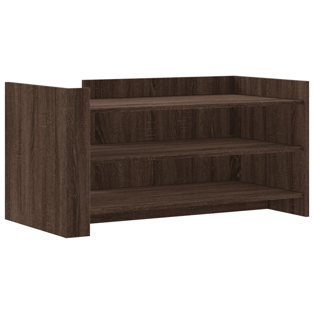 Table basse chêne marron 100x50x50 cm bois d'ingénierie - XIOS