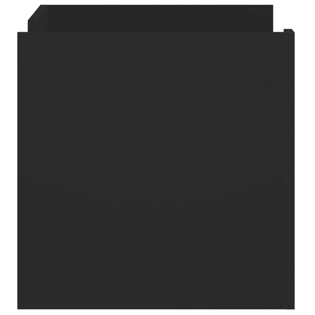 Table basse noir 80x50x50 cm bois d'ingénierie - XIOS