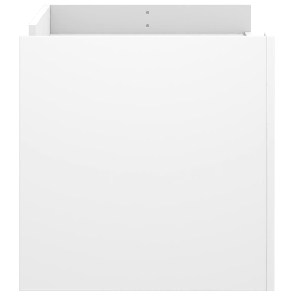 Table basse blanc 100x50x50 cm bois d'ingénierie - XIOS