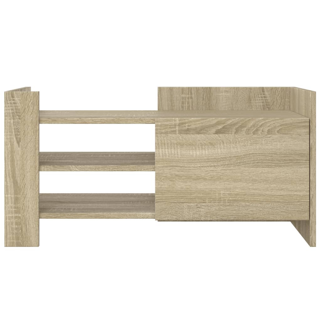 Meuble TV chêne sonoma 80x35x40 cm bois d'ingénierie - XIOS