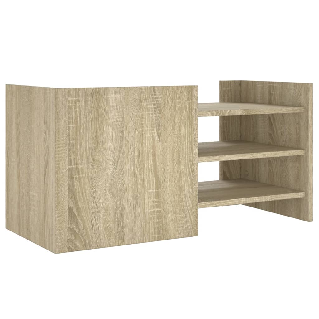 Meuble TV chêne sonoma 80x35x40 cm bois d'ingénierie - XIOS