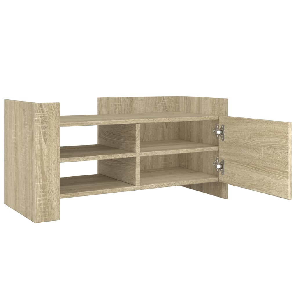 Meuble TV chêne sonoma 80x35x40 cm bois d'ingénierie - XIOS