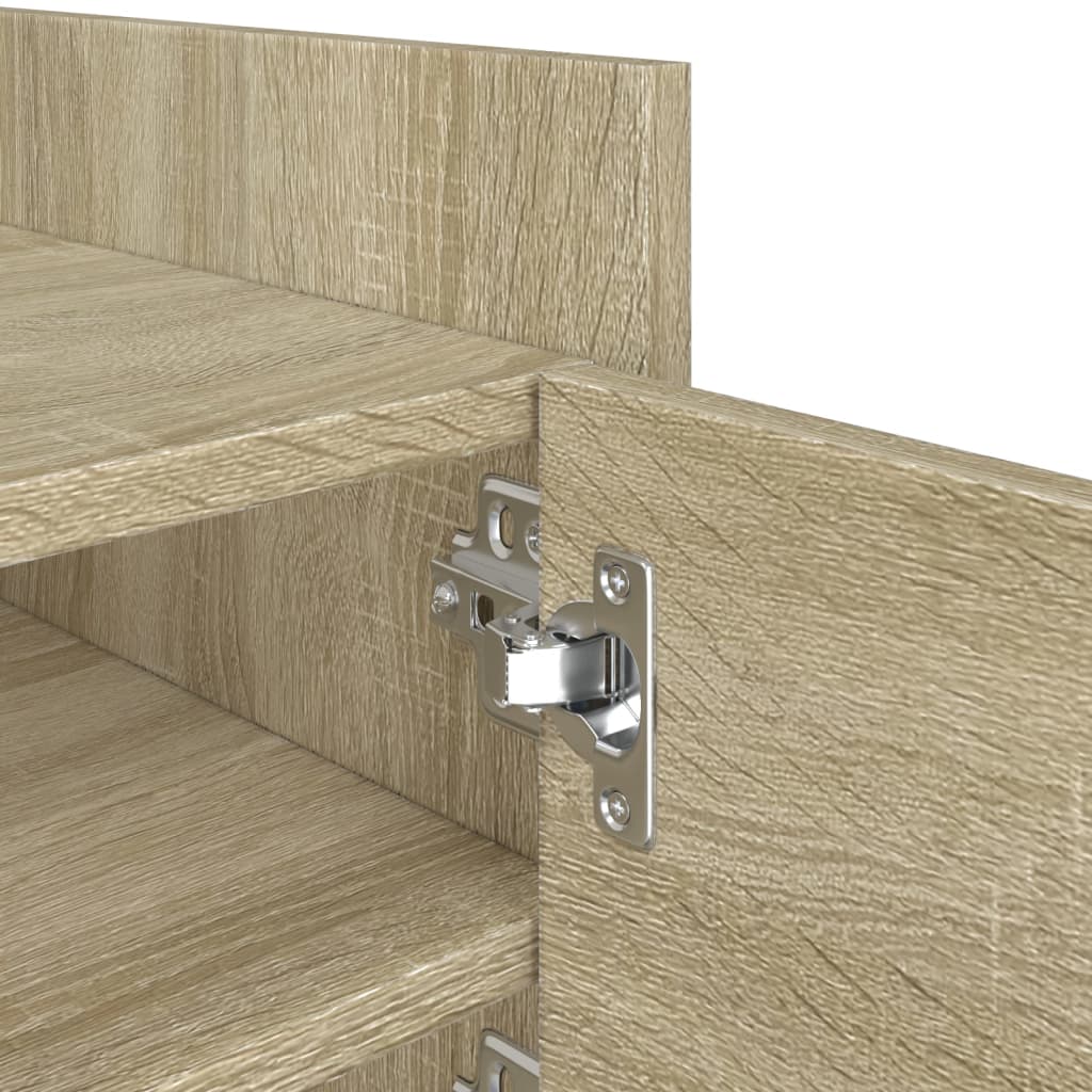 Meuble TV chêne sonoma 80x35x40 cm bois d'ingénierie - XIOS