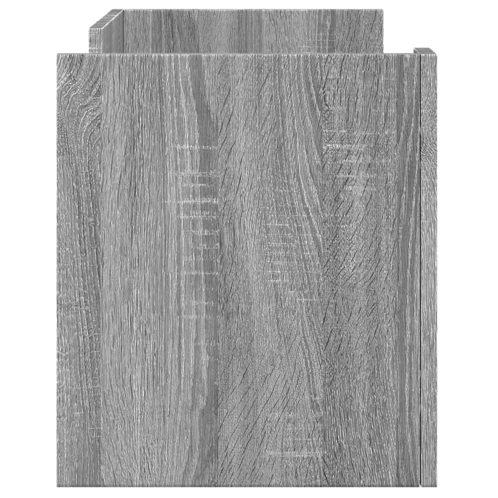 Meuble TV sonoma gris 80x35x40 cm bois d'ingénierie - XIOS