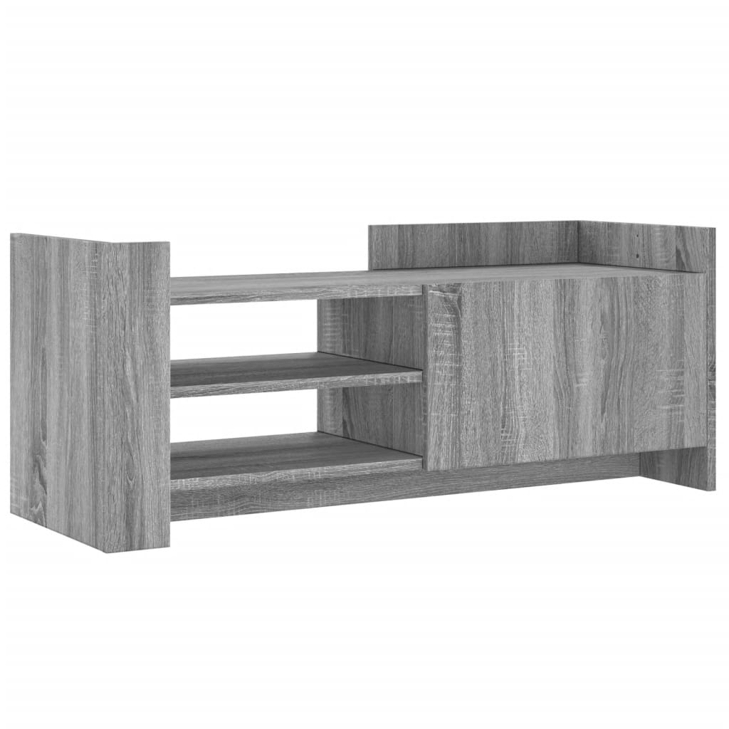 Meuble TV Sonoma gris 100x35x40 cm Bois d'ingénierie - XIOS