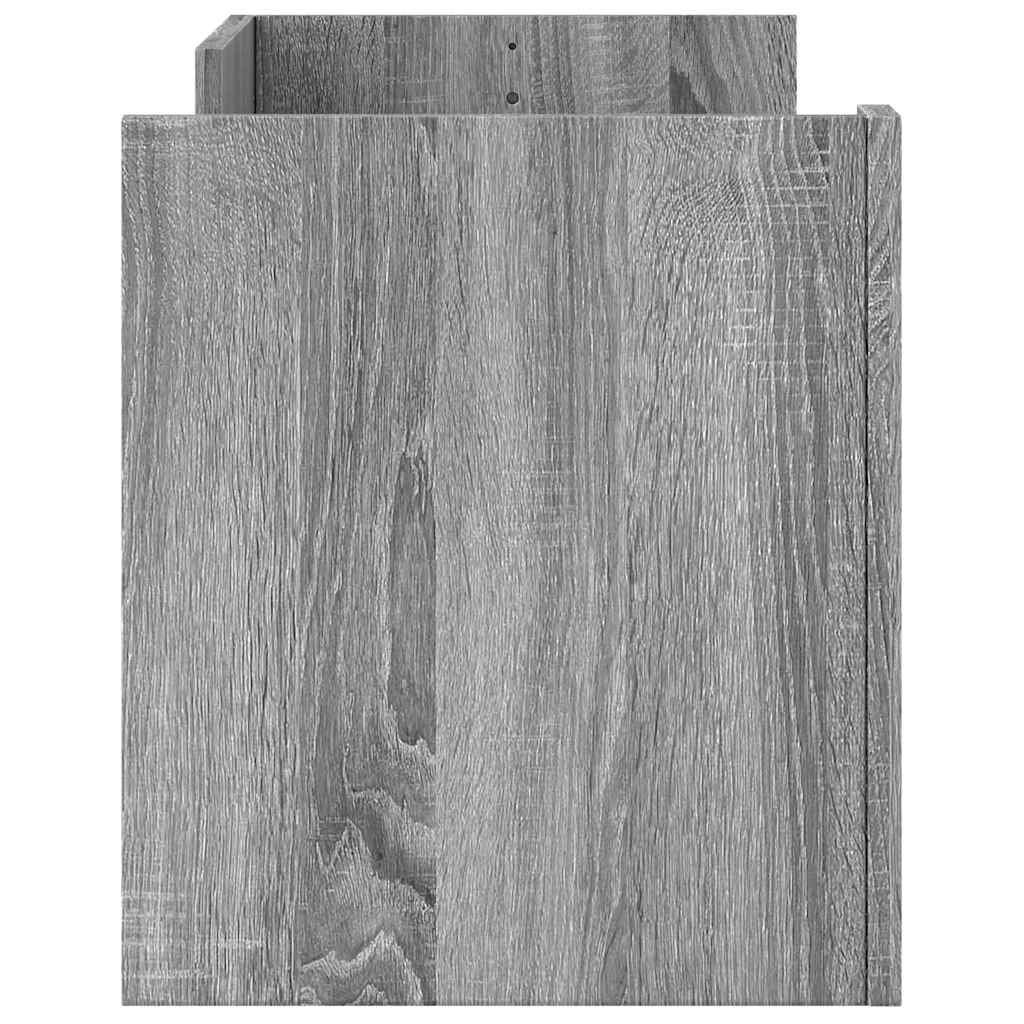 Meuble TV Sonoma gris 100x35x40 cm Bois d'ingénierie - XIOS