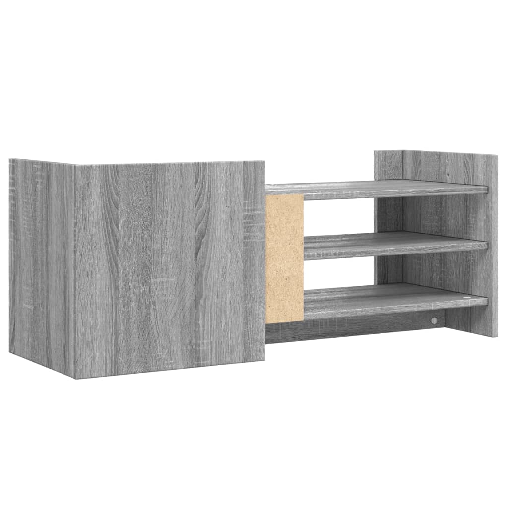 Meuble TV Sonoma gris 100x35x40 cm Bois d'ingénierie - XIOS