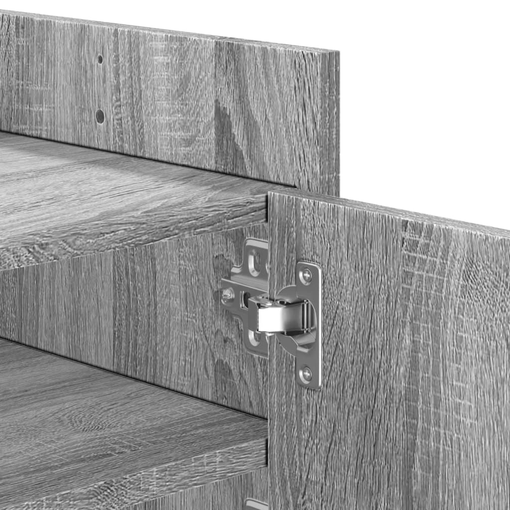 Meuble TV Sonoma gris 100x35x40 cm Bois d'ingénierie - XIOS
