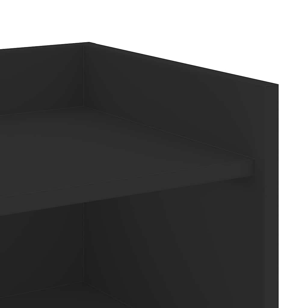 Buffet noir 45x35x75 cm bois d’ingénierie - XIOS