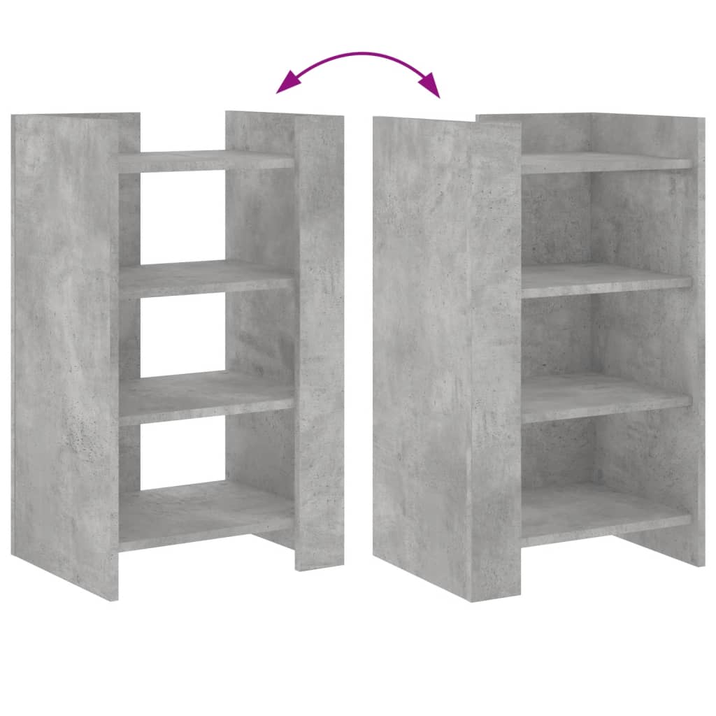 Buffet gris béton 45x35x75 cm Bois d'ingénierie - XIOS