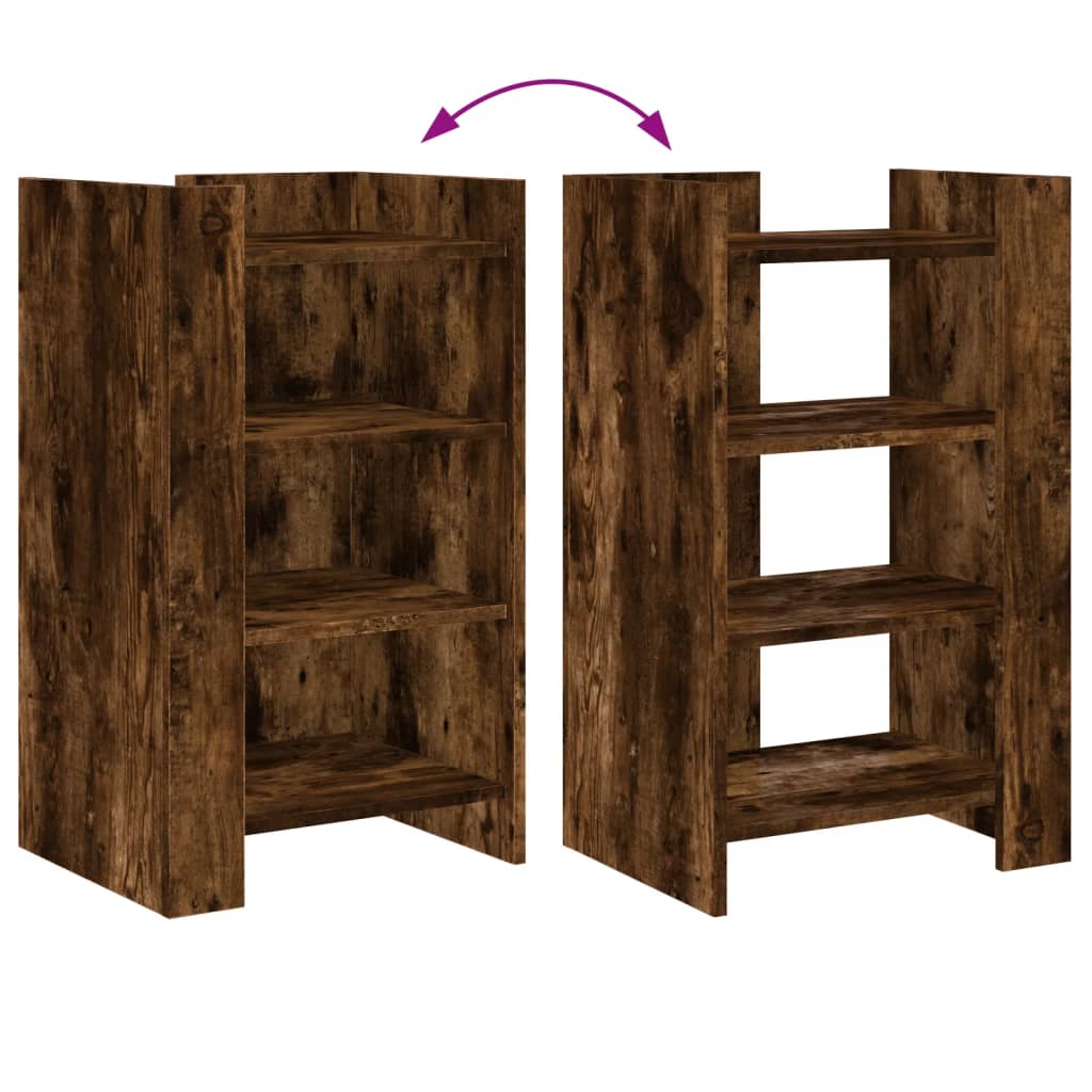 Buffet chêne fumé 45x35x75 cm bois d'ingénierie - XIOS