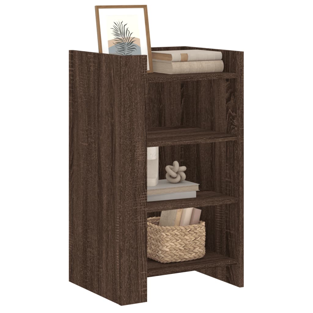 Buffet chêne marron 45x35x75 cm bois d'ingénierie - XIOS