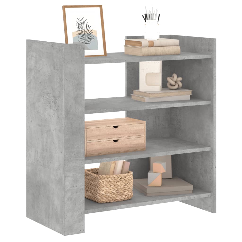 Buffet gris béton 73,5x35x75 cm bois d'ingénierie - XIOS