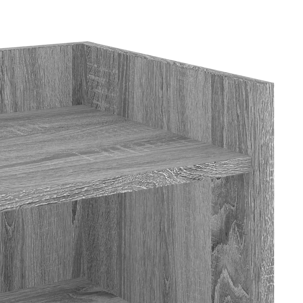 Buffet sonoma gris 73,5x35x75 cm bois d'ingénierie - XIOS