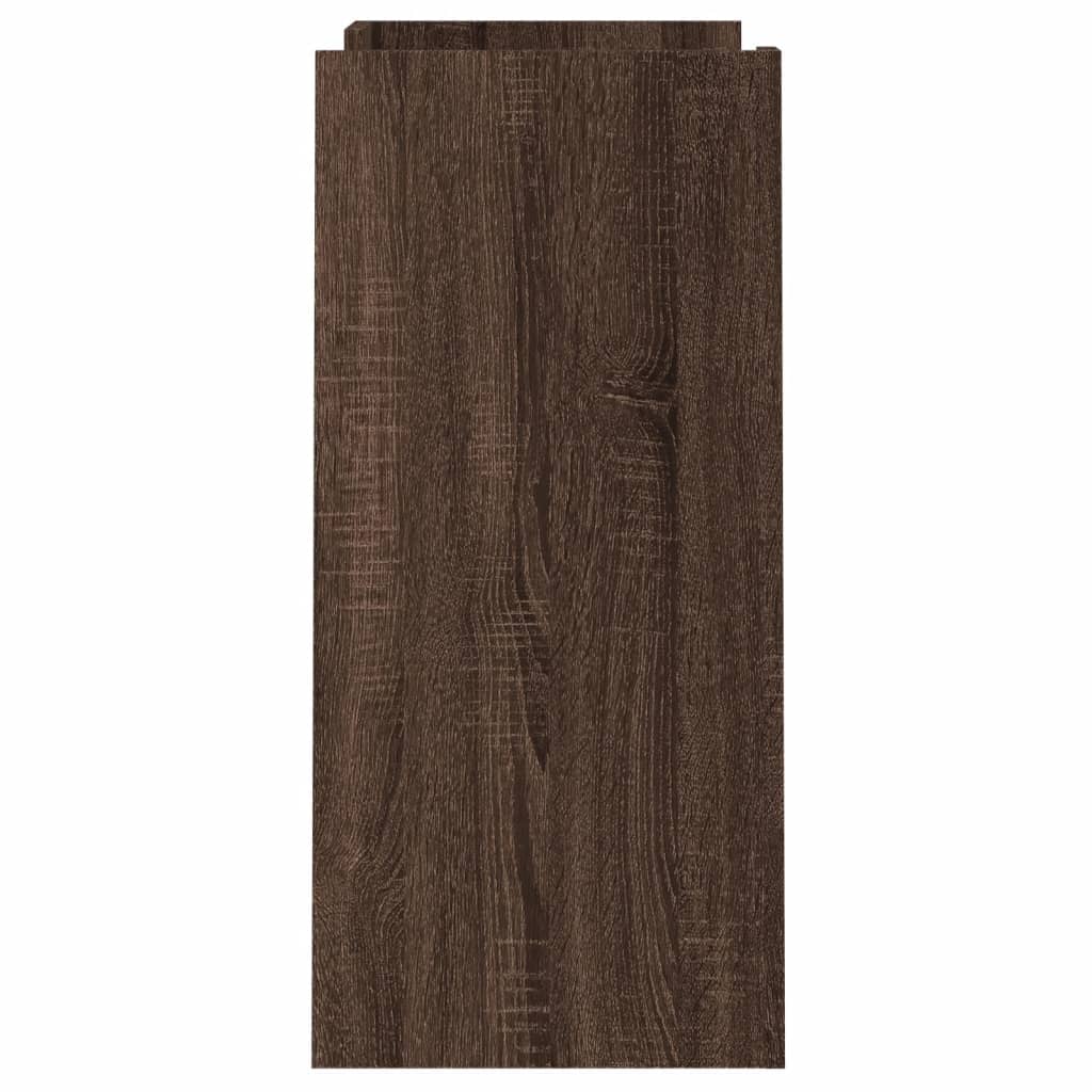Buffet chêne marron 73,5x35x75 cm bois d'ingénierie - XIOS