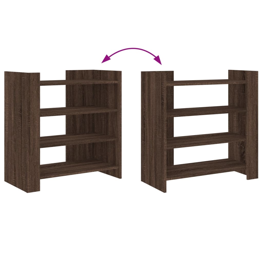 Buffet chêne marron 73,5x35x75 cm bois d'ingénierie - XIOS