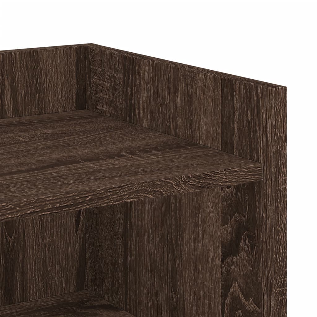 Buffet chêne marron 73,5x35x75 cm bois d'ingénierie - XIOS