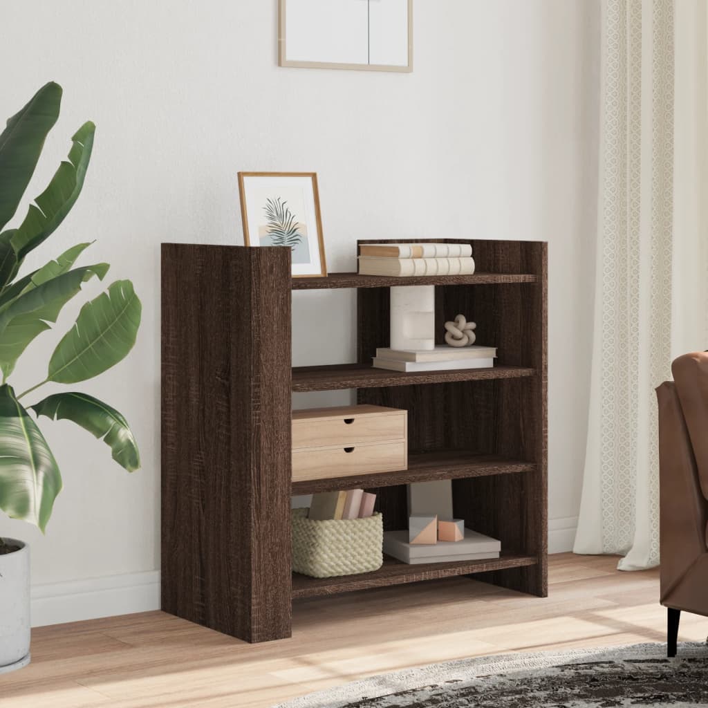 Buffet chêne marron 73,5x35x75 cm bois d'ingénierie - XIOS