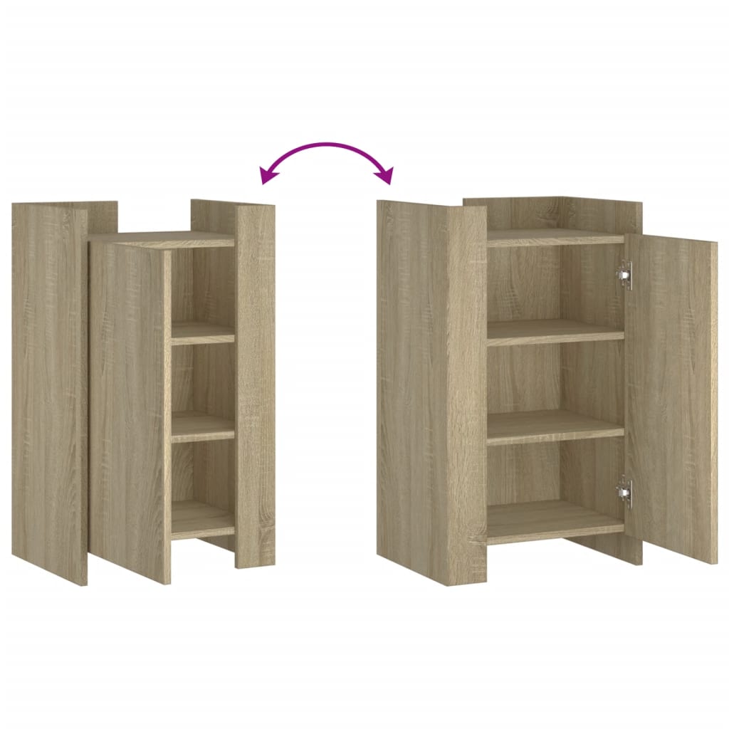 Buffet chêne sonoma 45x35x75 cm bois d'ingénierie - XIOS