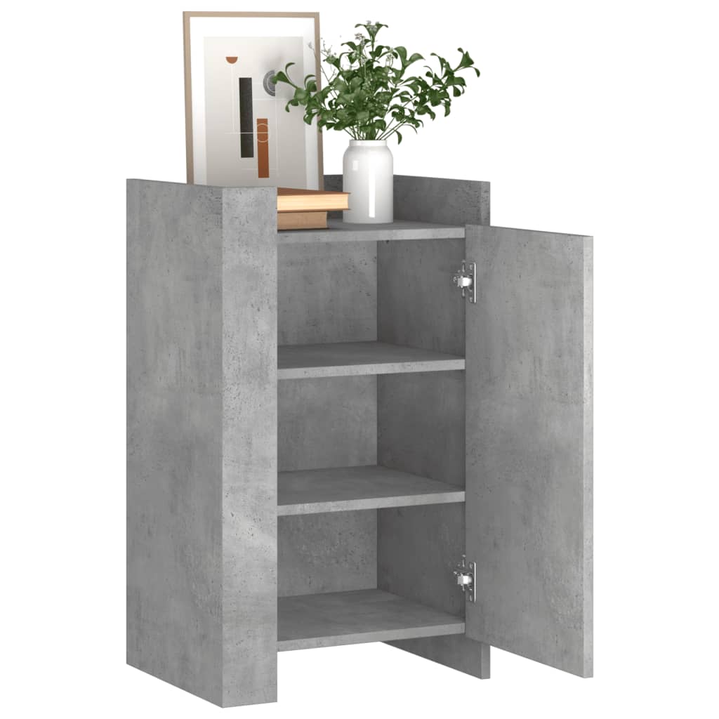 Buffet gris béton 45x35x75 cm Bois d'ingénierie - XIOS