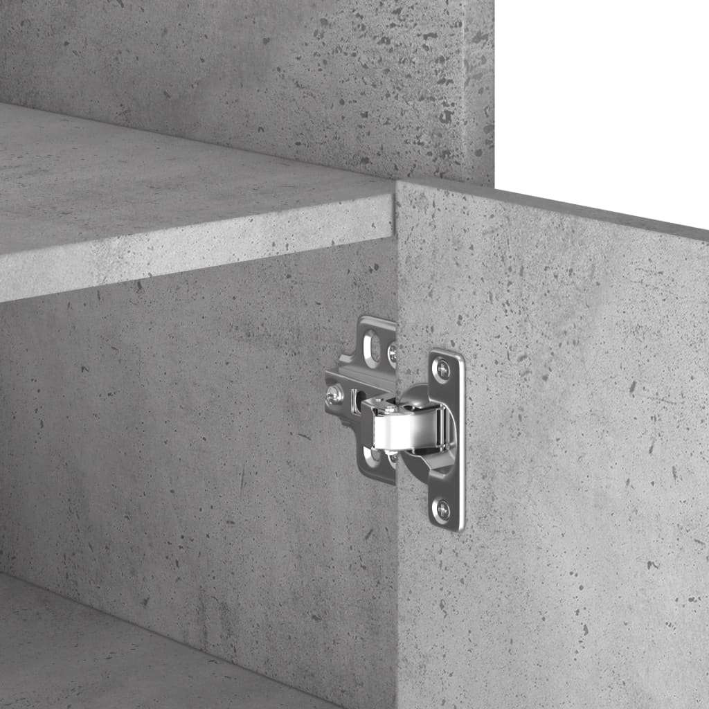 Buffet gris béton 45x35x75 cm Bois d'ingénierie - XIOS