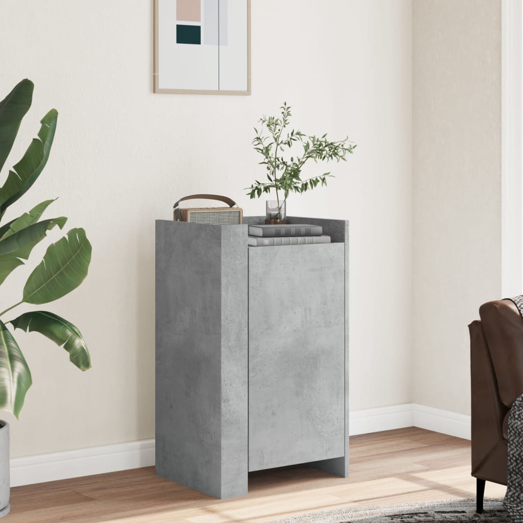 Buffet gris béton 45x35x75 cm Bois d'ingénierie - XIOS